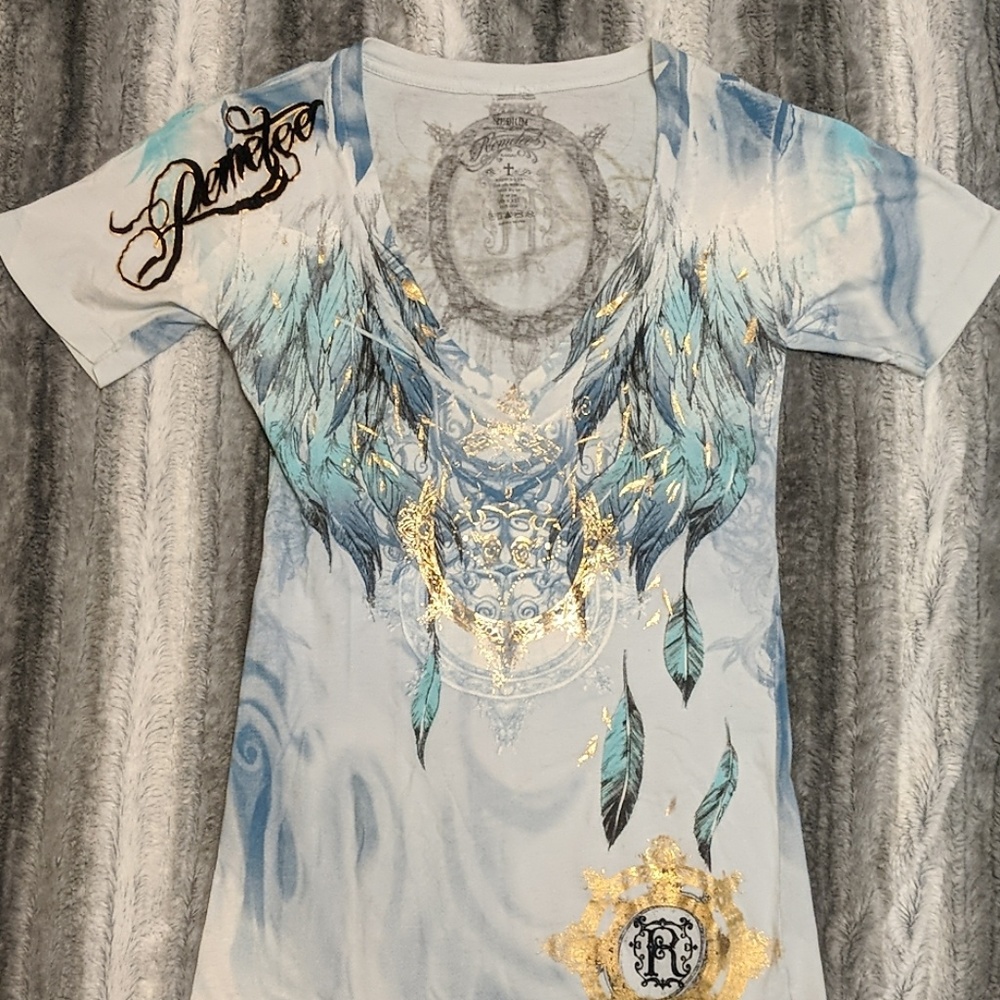 Remetee feathered T-Shirt